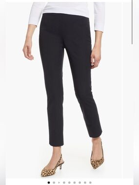Nordstrom 1901 Stretch Ankle Skinny Pants - BLACK - SIZE 4